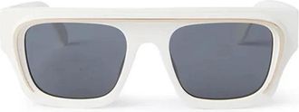 Palm Angels Salton Zonnebrillen - unisex - Zonnebrillen - Wit - 52 MM - Accessoires