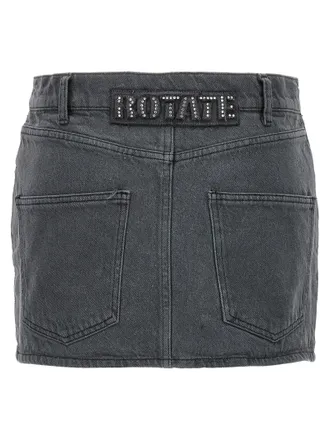 Rotate Nela Skirt - charcoal