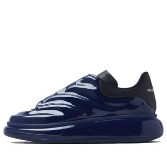 Alexander McQueen Oversized Sneaker Gloss Navy 727405W4RY14203