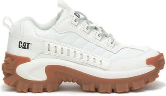 CAT Eco Intruder Unisex White Shoes - Size UK 10