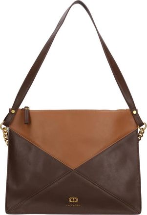 La Carrie Tassen.. Bruin - Dames - Schoudertassen - Bruin - ONE Size - Leer - Tassen