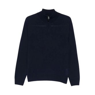 Canali Maglione Dolcevita - - Knitwear - Uomo - Blu - 2XL
