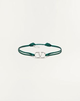 Valentino Garavani Vlogo Signature Cotton Bracelet
