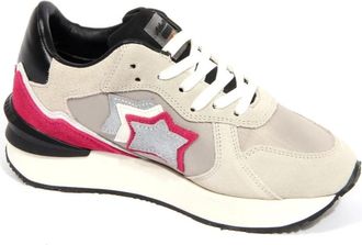 Atlantic Stars Grijze Andromeda Flambe Schoenen - Dames - Sneakers - Grijs - 36 EU - Schoenen