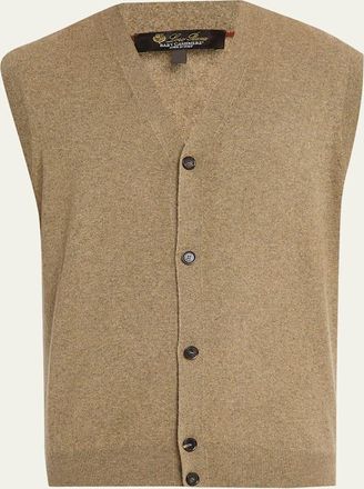 Loro Piana Mens Baby Cashmere Knit Classic-Fit Vest