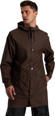 Rains Rain Jackets, male, Brown, XS, Stylish Raincoat with Polyester Coating