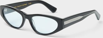 MessyWeekend Blade oval glasses
