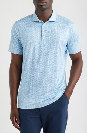 Johnnie-O Petals Featherweight Performance Polo in Sailor at Nordstrom, Size Xx-Large