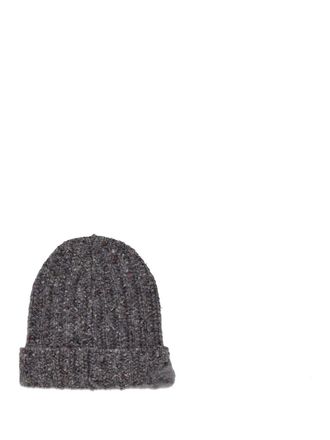 Maison Margiela Grey Knitted Beanie Hat