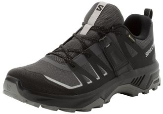 Salomon Wanderschuh SALOMON EXTEND GORE-TEX, Herren, Gr. 44,5, schwarz (asphalt, schwarz, pewter), Synthetik, Textil, Schuhe Wanderschuh, wasserdicht