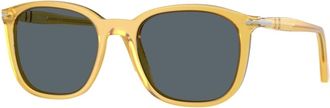 Persol Stijlvolle zonnebril in rode tint - unisex - Zonnebrillen - Geel - 54 MM - Accessoires