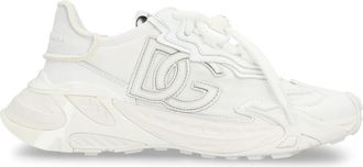 Dolce & Gabbana Day Faster lage sneakers - Dames - Sneakers - Wit - 40 EU - Katoen - Schoenen