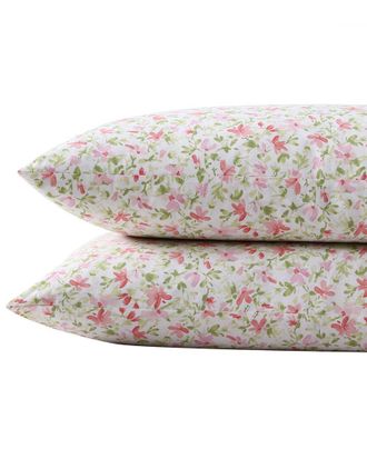 Laura Ashley Norella Set Of 2 Percale Shams