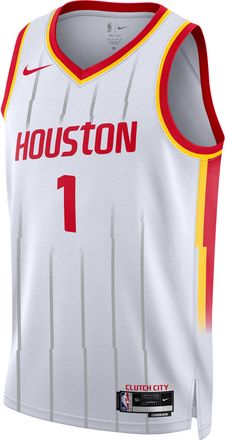Nike Houston Rockets Amen Thompson Association Edition Nike Mens Dri-FIT NBA Swingman Jersey in White | II5174-101