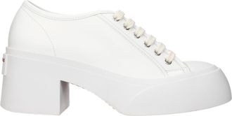 Marni Blue Leather Platform Womens Sneakers
