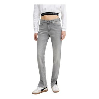 Karl Lagerfeld Slim-fit jeans - Dames - Jeans - Grijs - Maat: W29 L30 Katoen
