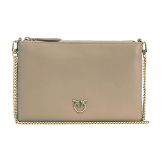 Pinko Pinko, Dames, Tassen, Grijs, Maat: ONE Size Zijde