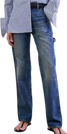 Nili Lotan Womens Calvin Carpenter Jean In Simon Wash