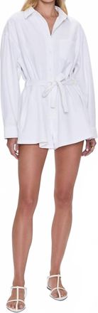 Pistola Denim Vance Romper In White