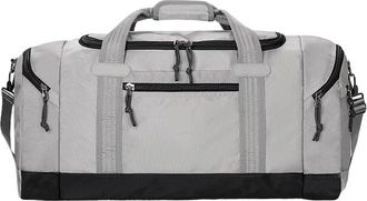 Generic Large Capacity Travel Bag Weekender Overnight Duffle Bags with Compartment Sports Fitness,Compatible For Camping Outdoor Activities(French grey)