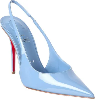 Christian Louboutin Miss Z 100 Patent Slingback Pump