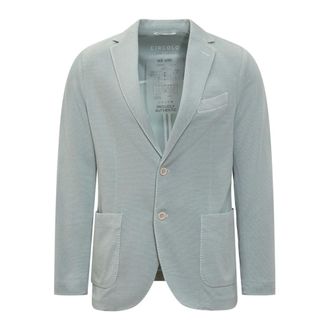 Circle Of Trust Blazers, male, Blue, Size: XL Single-breasted Jacket