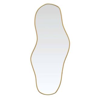 Berkfield Home Wall Mirror Gold 90x40 cm