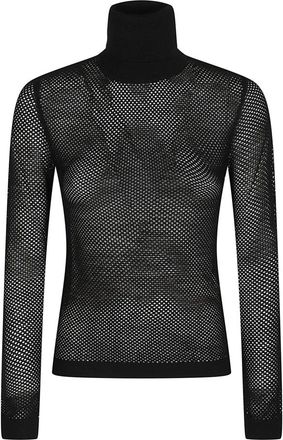P.A.R.O.S.H. Lanet Turtle Neck Long Sleeve Sweater - Dames - Coltruien - Zwart - S - Truien & Vesten