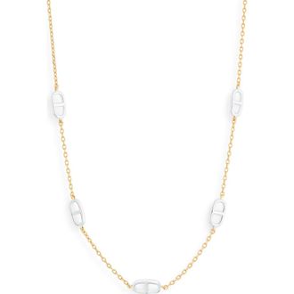 Nordstrom Rack Mariner Link Station Chain Necklace in Gold- Silver at Nordstrom Rack