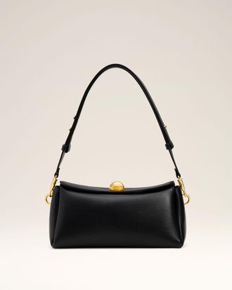 Ami Black Cow Leather Carrousel Bag Black - OS - Unisex