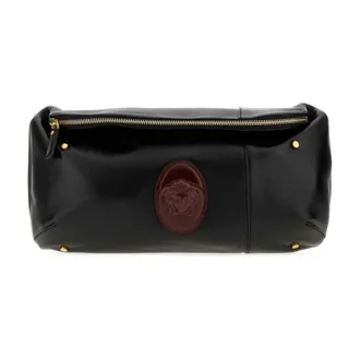Versace Belt Bags, male, Black, Size: ONE SIZE Lou Nappa Belt Bag