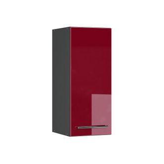 Vicco Armario Colgante Fame-line, Rojo Burdeos Alto Brillo, 30 Cm