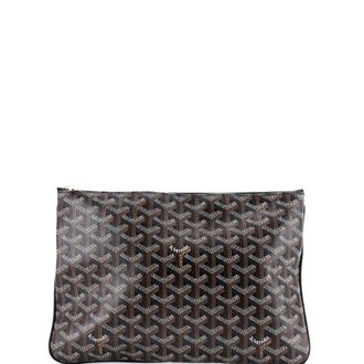 Goyard Senat Zip Pouch Coated Canvas MM