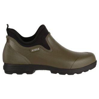 Aigle Lessfor Plus M Rubber Mens Ankle Boots - Kaki - Size:UK 11.5