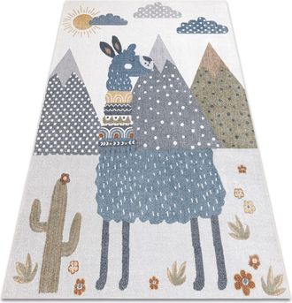 RugsX Rugsx - Alfombra Bono 8275 Lama Crema / Gris Claro Multicolour 120x170 Cm