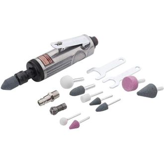 OEM Kits De Amoladora Neum&aacute;tica De 16 Piezas, Miniamoladora Neum&aacute;tica Recta Para Reparaci&oacute;n De Neum&aacute;ticos Y Otras Aplicaciones, Con Accesorios De 3 Mm Y 6