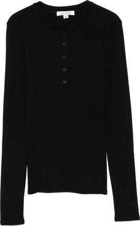 Nili Lotan Polo con bottoni - Nero