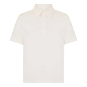 Maison Margiela Polo Shirts, male, White, Size: XL Cotton Polo