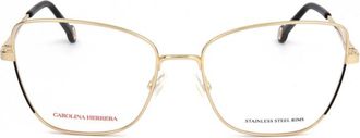 Carolina Herrera Ladies Black Butterfly Eyeglass Frames HER 0209