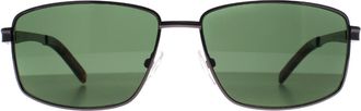 Calvin Klein Rectangle Mens Ruthenium Green CK22122S - Grey Metal - One Size