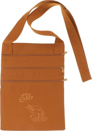 PartyKindom BESTonZON Cotton Cloth Buddhist Monk Crossbody Shoulder Bag Portable Messenger Bag for Men and Women, Lightweight Travel Handbag Suitable for Daily Us