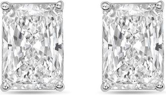 Diana M. Jewels 14Kt White Gold 10.00 cts Lab Grown Radiant Cut Diamond Studs