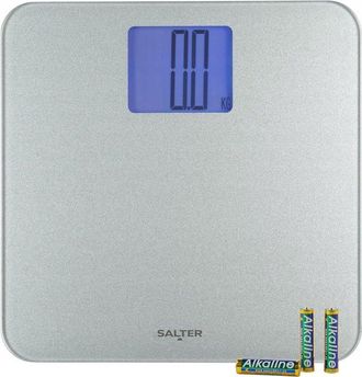 Salter Balanza Electr&oacute;nica Digital Para Ba&ntilde;o Salter 9075 Scfeu12 Max, Color Plata