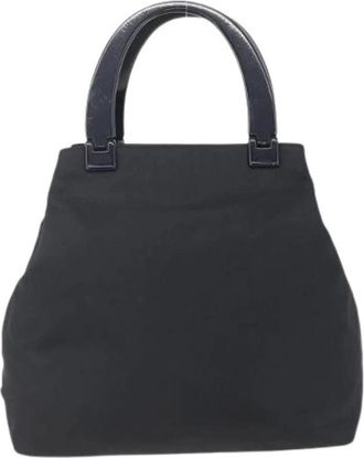 Prada Pre-owned Handbags, female, Black, Size: ONE SIZE Pre-owned Nylon Handbag