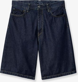 Carhartt Work in Progress Bermuda Landon in denim con patch logo - CARHARTT WIP - gender_Man