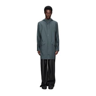 Rains Waterdichte jas met kap en rits, unisex