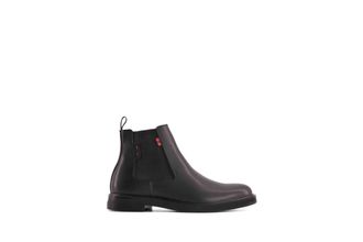Andrea Mens Reliable Leather Boots In Black
