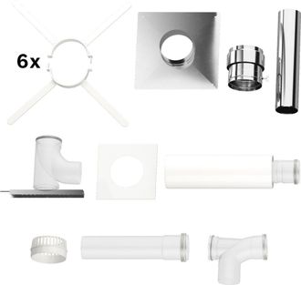 Bosch Accesorio De Escape Fc-set110-b53 Juego De Construcci&oacute;n B&aacute;sico B53 Acero Inoxidable, D:110mm Arriba, 7738113085