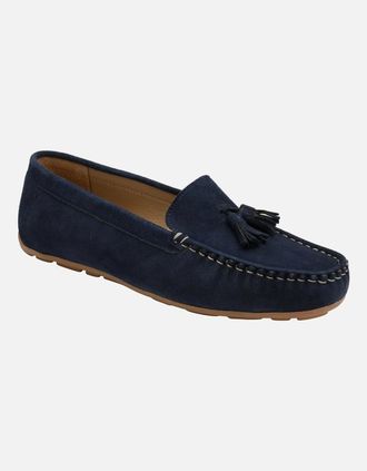 Ravel Womens Bute Womens Loafers - Navy - Size: 4