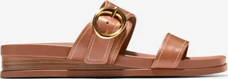 Cole Haan Womens Oaklynn Double Band Footbed Sandals - Brown Size 10.5